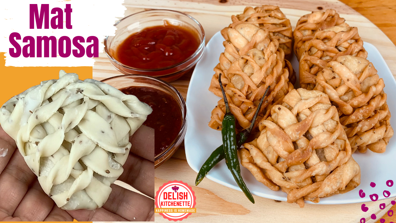 Mat Samosa | Designer Samosa|Easy Samosa Folding| डिज़ाइनर समोसा